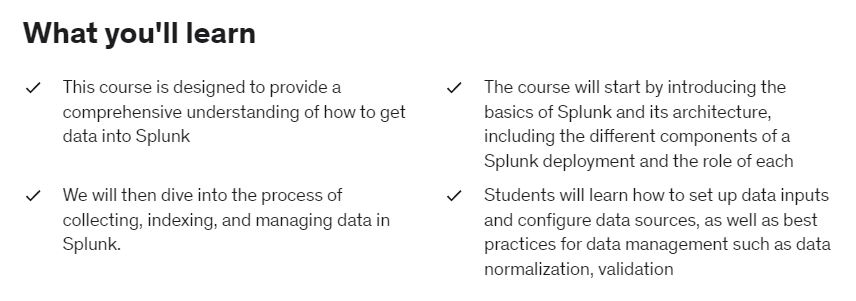 Ableversity “Getting Data In” Online Splunk Training Course