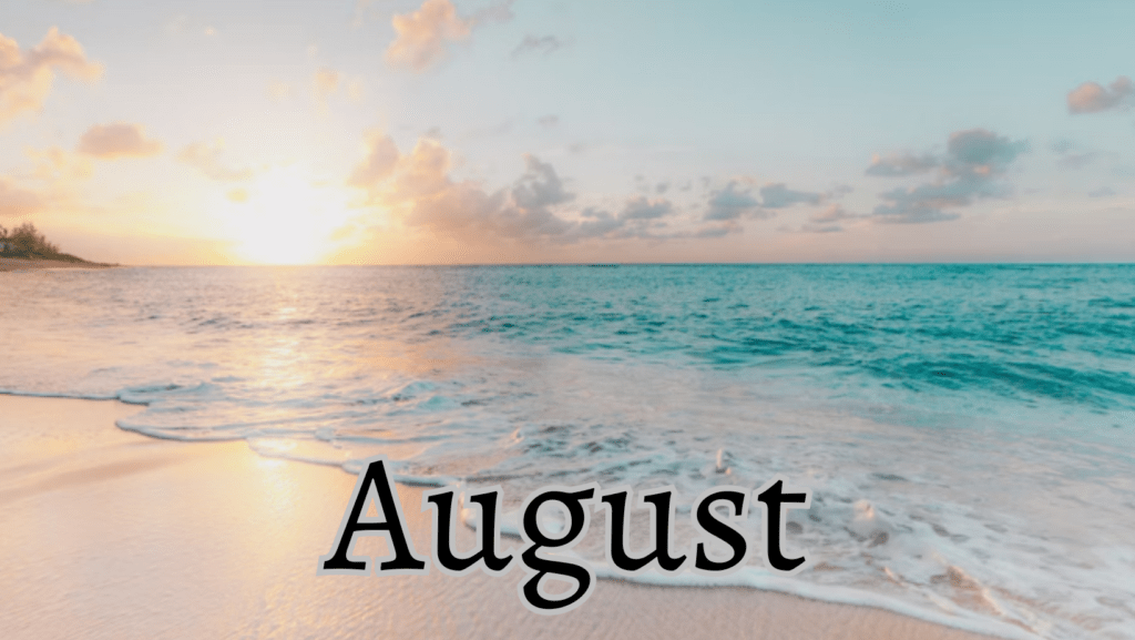 August Newsletter