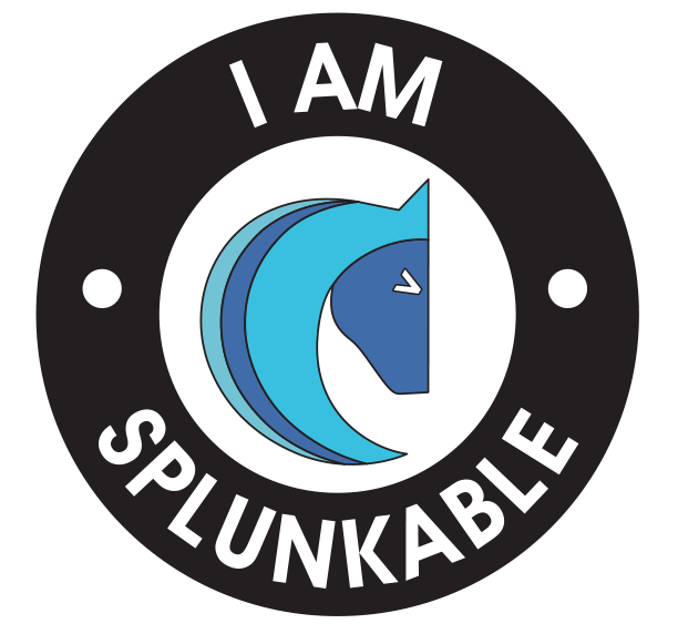 "I Am Splunkable" - Splunk Training Logo