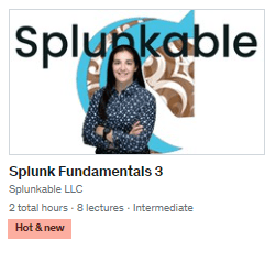 Fundamentals 3 Splunk Training Course