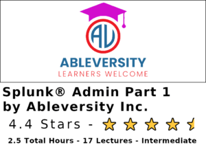 Splunk® Enterprise Administration Training Course for Splunk User Certification and Exam.