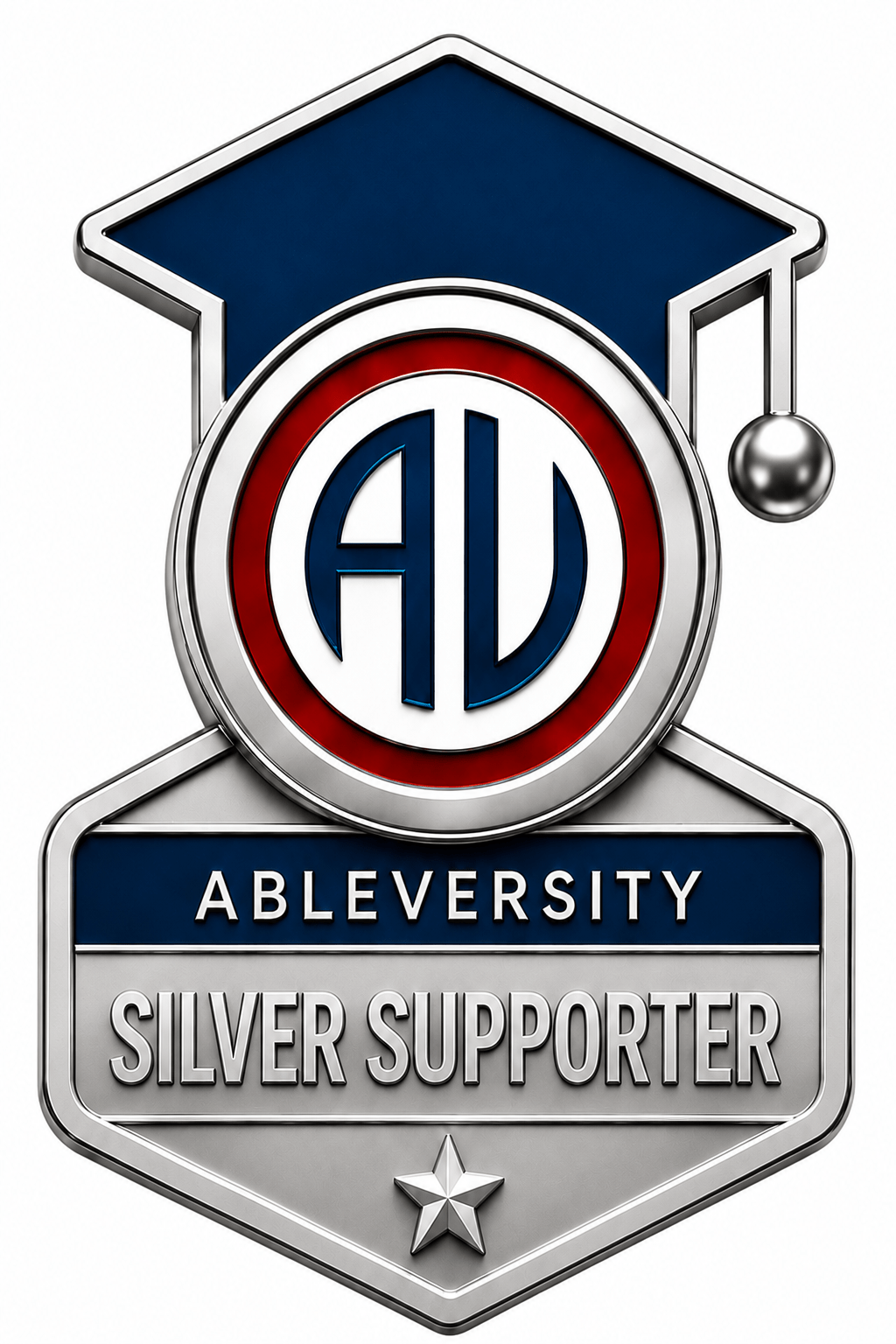 Ableversity Silver Supporter badge
